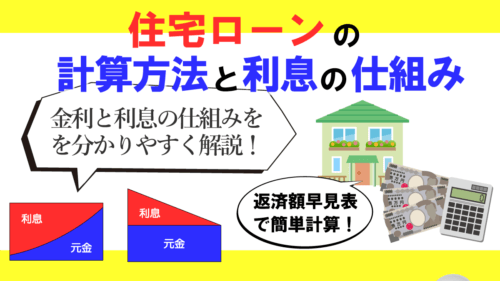 住宅ローンの計算方法は？金利と利息の仕組みを分かりやすく解説