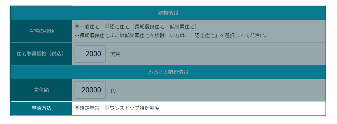 住宅ローン控除・ふるさと納税併用シミュレーションツール（年収から計算）の申請方法（確定申告・ワンストップ特例制度）